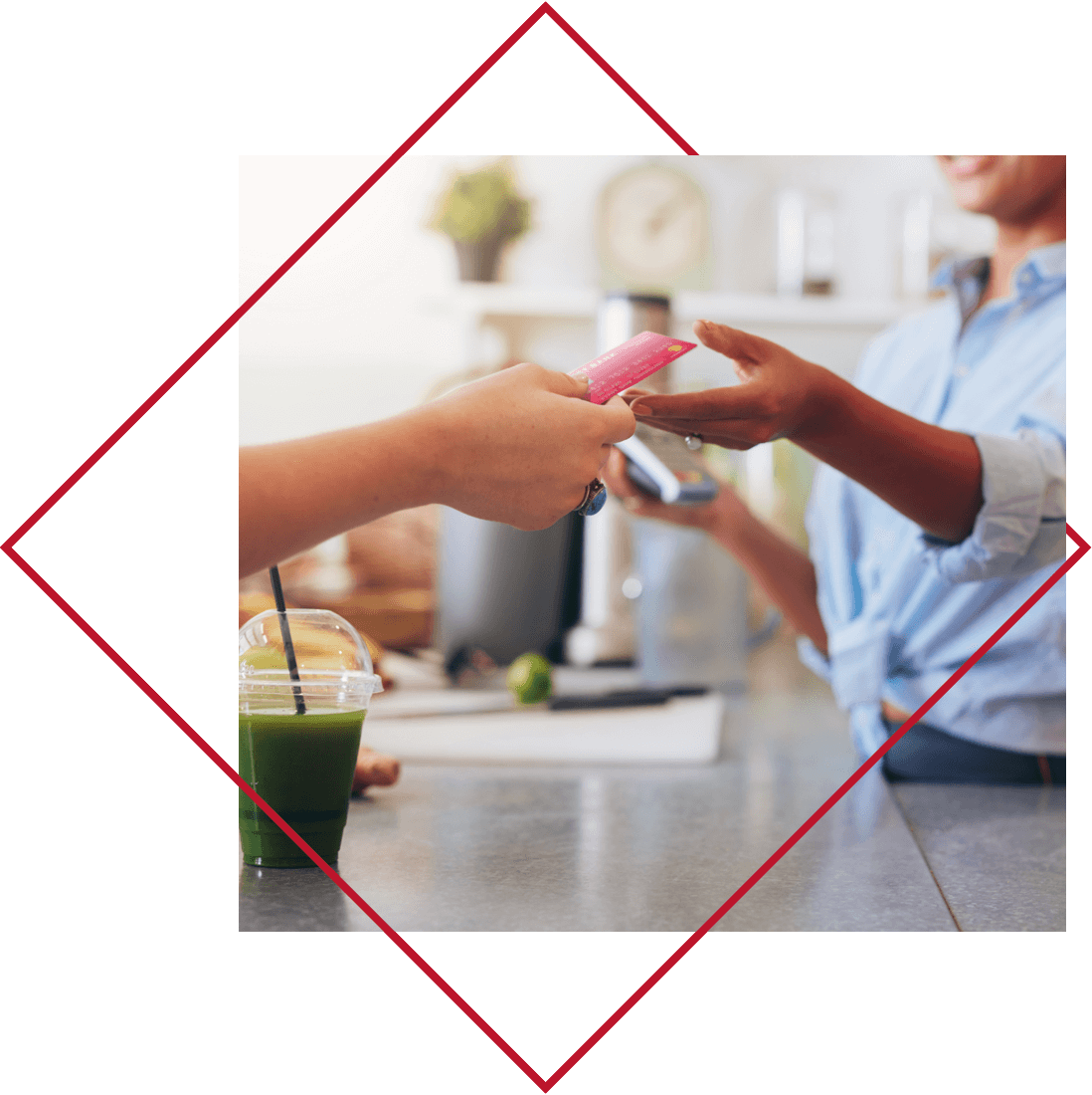 Business transaction using Crawfield Credit Union credit card.