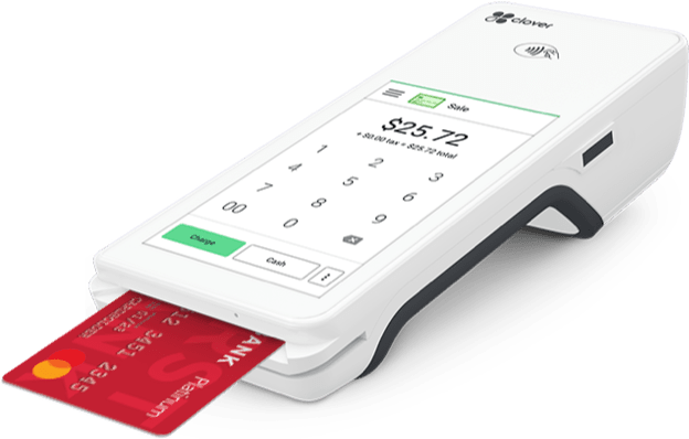 Crawfield Credit Union card reader.